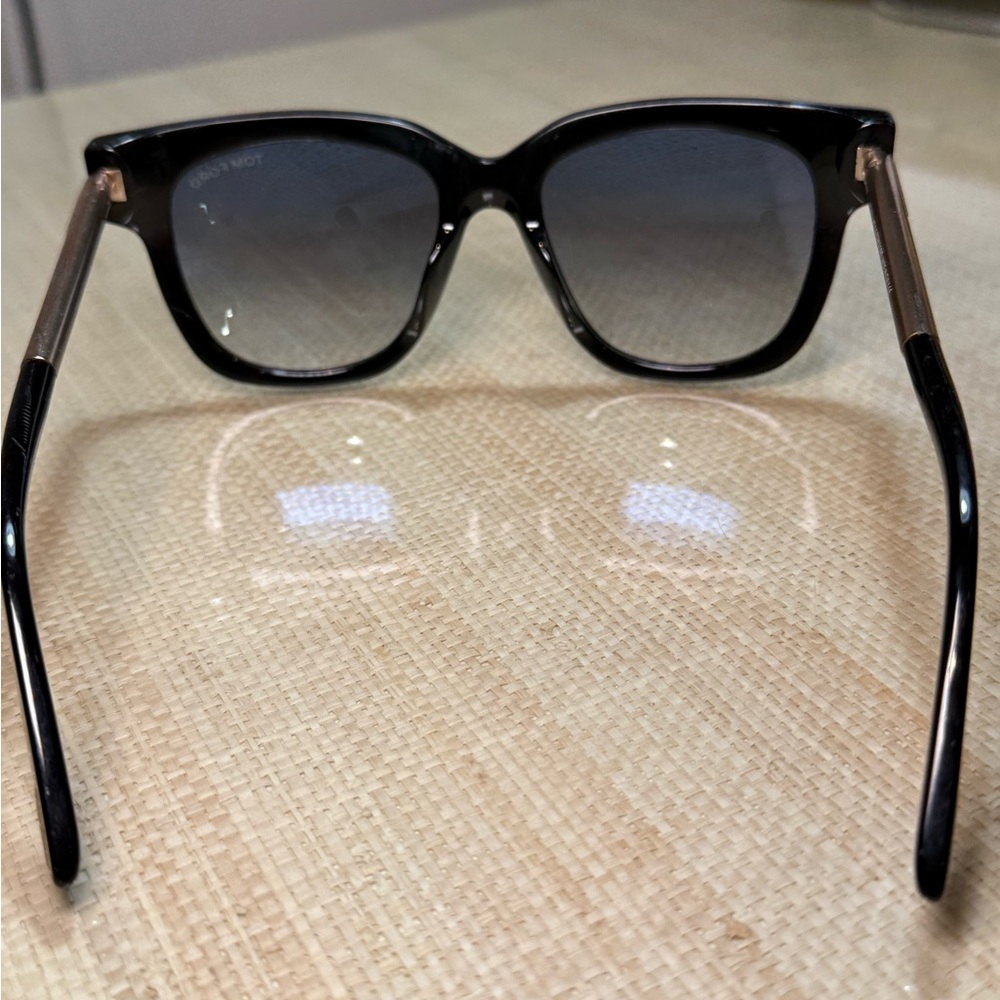 Tom Ford Tracy TF435 01B Black Oversized Sunglasses Made in Italy - Picture 4 of 6